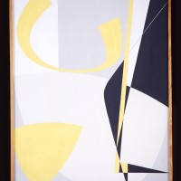 En händelse, Komposition B.O., 1955, gouache, 123x90 cm. Foto Pelle Stackman